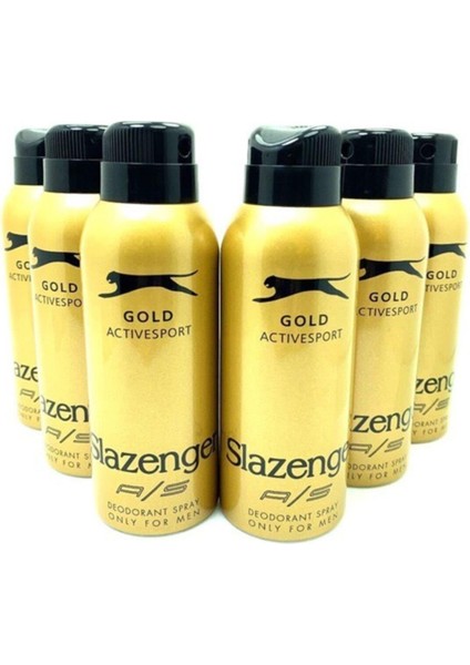 Perfume 6 Adet Slazenger Deo 150 ml Gold