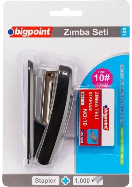 Bıgpoınt Siyah Zımba Seti