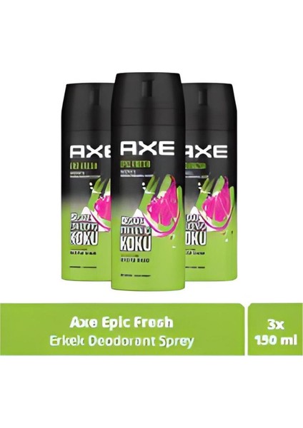 Deodorant Epic Fresh 3X150 ml