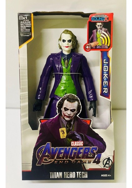 Joker Karakter Joker Aksiyon Figür Joker Sesli Işıklı Oyuncak 30 cm