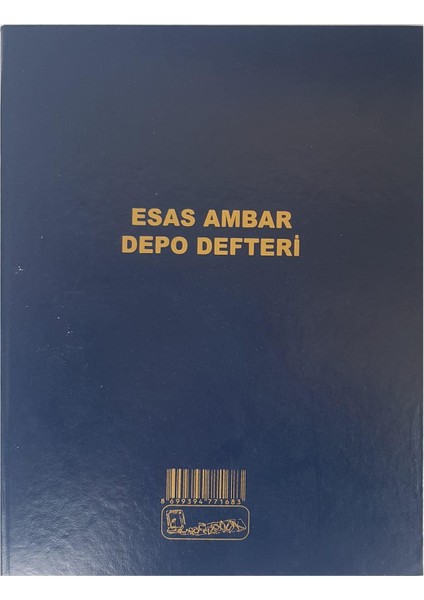 Esas Ambar Depo Defteri Cilt Kapak