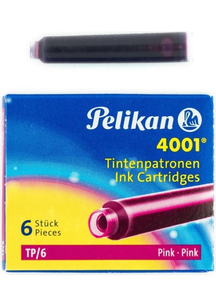 TP6X Dolma Kalem Kartuşu Pembe TP6XP Pelikan