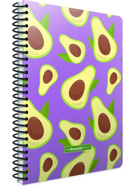 Avocado Notes Spiralli Karton Kapak Defter A4 80 Yaprak Çizgili (4 Lü Paket) 5819 modelleri