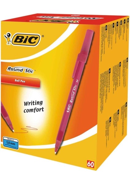 Bıc Round Stıc Tükenmez Kalem Kırmızı