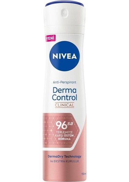 Women Derma Control Clinical Deodorant Sprey 150ML