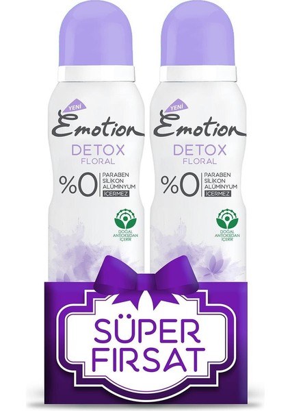 Detox Floral Deodorant 2X150ML