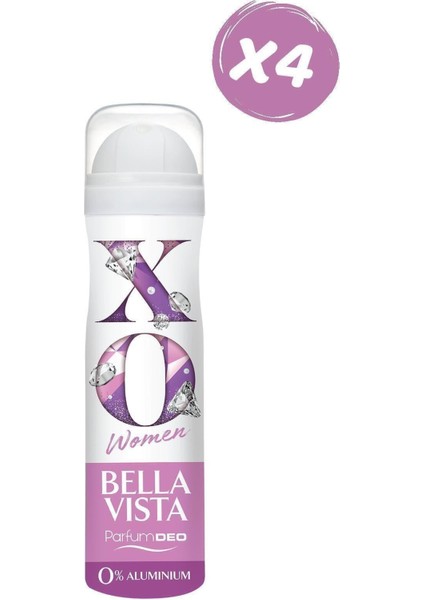 Bella Vista Kadın Deodorant 150 ml Faz 2 x 4 Adet