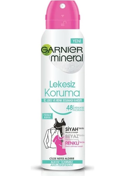 Anti - Perspirant Sprey Deodorant - Lekesiz Koruma 150 ml