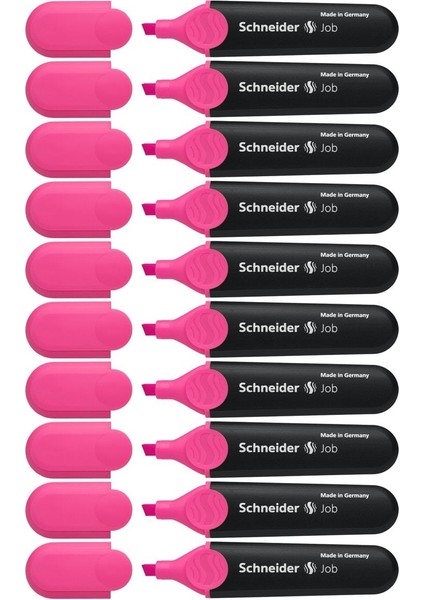 Fosforlu Kalem Işaret Kalemi Job Pembe 150 SCF102 (10 Lu Paket)