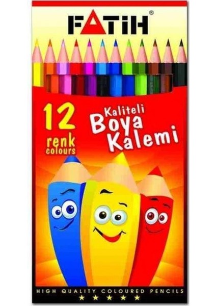 Kuruboya 12 Renk Tam Boy 33112