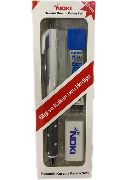 Beyaz Diamond Mekanik Kurşun Uçlu Kalem Seti 0.7