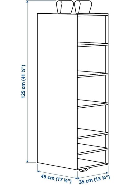 Ikea Skubb Bölmeli Düzenleyici Koyu Gri indirimleri