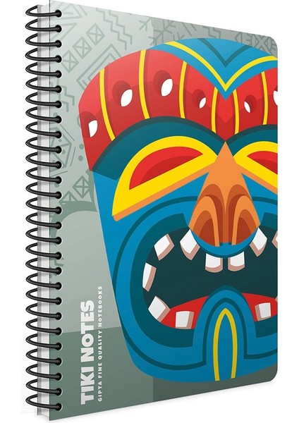 Tiki Notes Spiralli Karton Kapak A4 80 Yaprak Kareli Defter