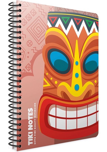 Tiki Notes Spiralli Karton Kapak A4 80 Yaprak Çizgili Defter