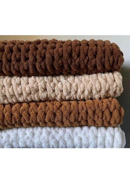 Krem Renk Tv Battaniyesi