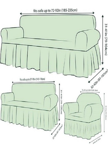 Bürümcük Koltuk, Kanepe, Çekyat Örtüsü, Koltuk Kılıfı 3 3 1 1 Bürümcük3 3 1 fırsatları