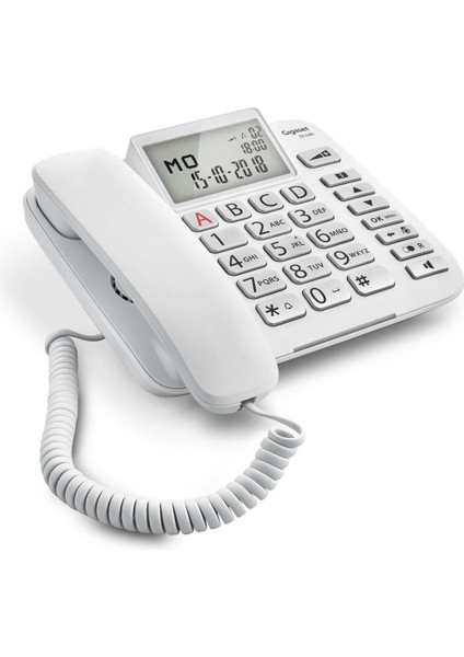 Dl580 Ekranlı Telefon (Adaptörlü) (Beyaz) Gıgaset Telefon Dl580 modelleri