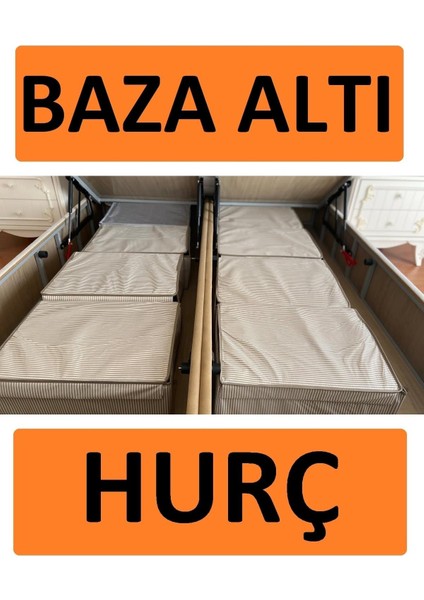 Yegge 6 Adet Set Baza Ve Çekyat Tipi Kutu Duvarlı Kalın Hurç 50 x 40 x 19 Baza Altı Hurç Çok Amaçlı Kutu Hurç Yegge Baza fiyatları