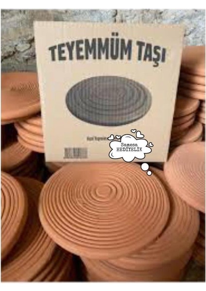 Teyemmüm Taşı %100 Kızıl Topraktan Üretilmiştir (5 Adet )