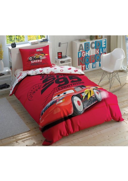 Taç Disney Cars Speed Frenzy Tek Kişilik Nevresim Takımı
