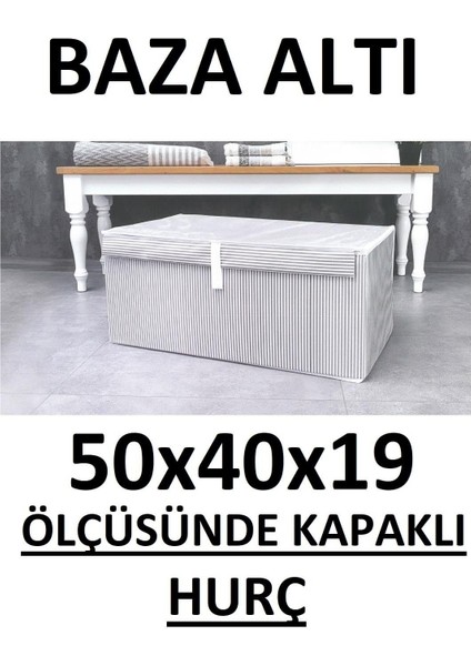 Daisyhome Baza Ve Çekyat Tipi Hurç 50*40*19 Baza Altı Hurç Çok Amaçlı Kutu Hurç modelleri