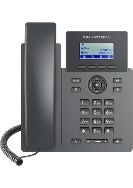 GRP2601P PoE Siyah Masaüstü Ip Telefon