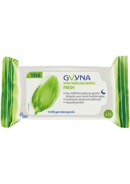 Intim Temizleme Mendili Fresh15' Li fiyatları