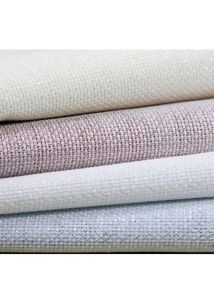 Linen Etamin Punch Ve Pano Kumaşı Krem 100 x 80