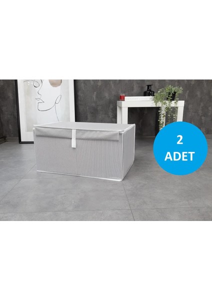 Daglus 2 Adet Kapaklı Kutu Hurç Mega Boy 60*40*30* Çok Amaçlı Kutu Hurç