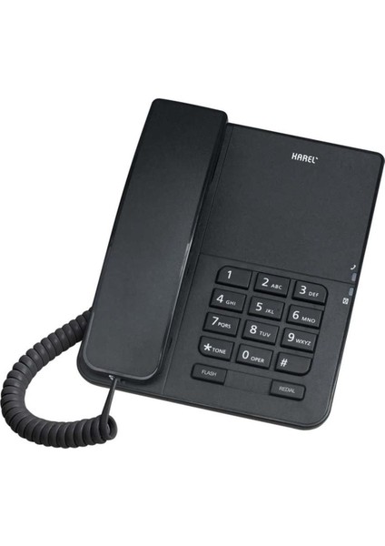 Tm140 Siyah Analog Dahili Masaüstü Kablolu Telefon