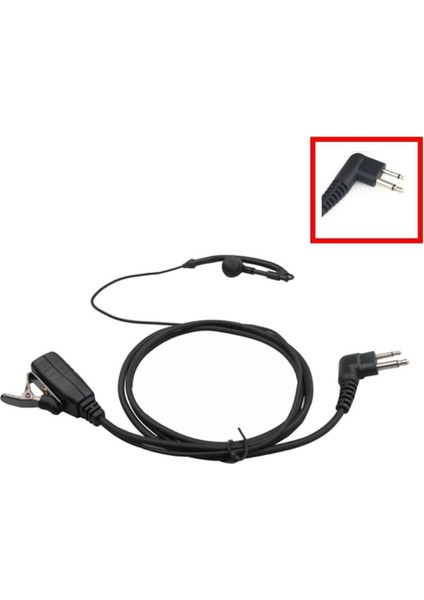 h Kirisun-Motorola Uyumlu Kulak Içi Telsiz Kulaklığı 2.5*3.5mm Mono
