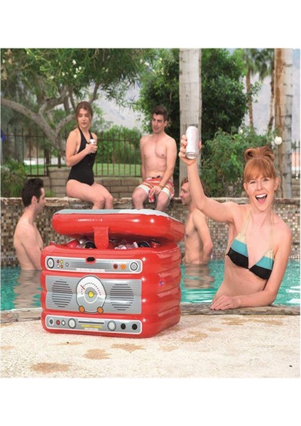 Pompa Hediye- 43184, 31 Lt Hacimli Portatif Şişme Buzdolabı - 61 x 53 cm fırsatları