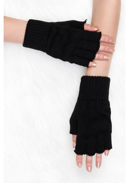 Kesik Eldiven Siyah - 3482.1100.