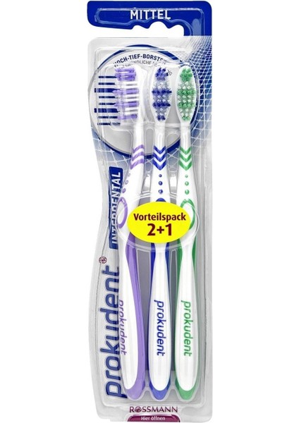 Diş Fırçası Orta 3 Lü