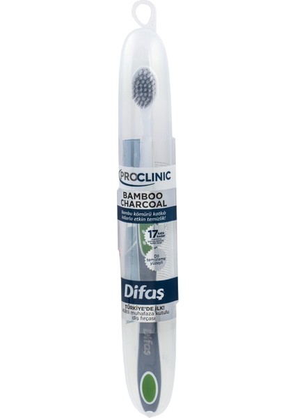Pro Clinic Bamboo Charcoal Diş Fırçası - Muhafaza Kutulu