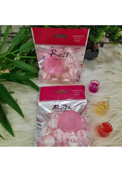 Roesıa Rose Cosmetics Sıkıştırılmış Yüz Maskesi 8 Adet