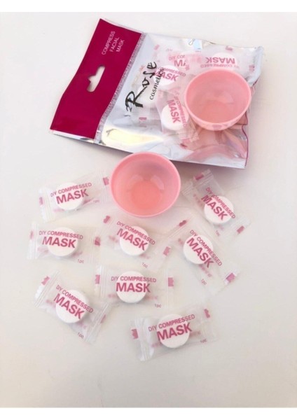 Roesıa Rose Cosmetics Sıkıştırılmış Yüz Maskesi 8 Adet fiyatları