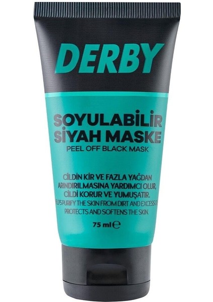 Siyah Soyulabilen Maske 75 ml