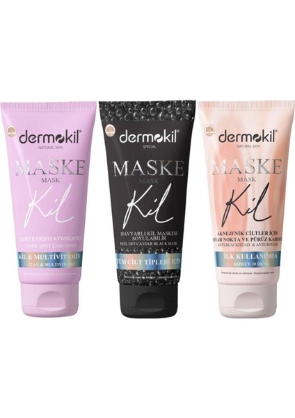 Leke Karşıtı & Siyah Nokta & Havyar Özlü Soyulabilir Maske 75 ml x 3 Adet