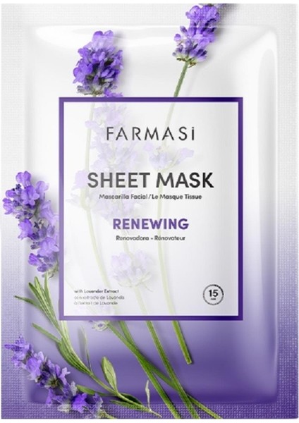 Renewıng Lavantalı Kağıt Maske