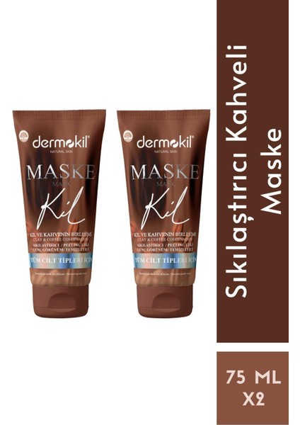 Sıkılaştırıcı Soyulabilir Kahveli Maske 2'li Set 75 MLX75 ml