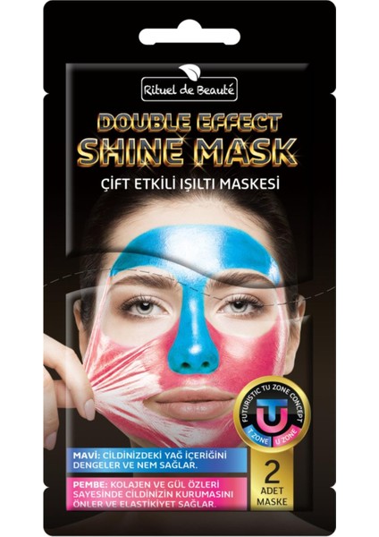 Double Effect Shine Mask Çift Etkili Işıltı Maskesi T-U