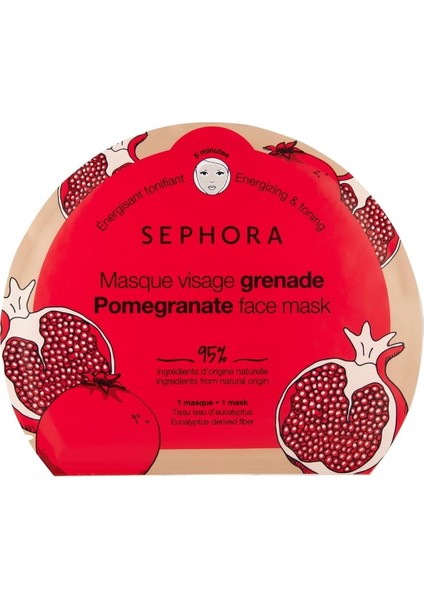 Kağıt Yüz Maskesi Pomegranate Nar
