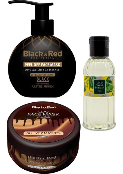 Soyulabilir Siyah Yüz Maskesi Arındırıcı 250 ml - Killi Yüz Maskesi Çikolata 400GR