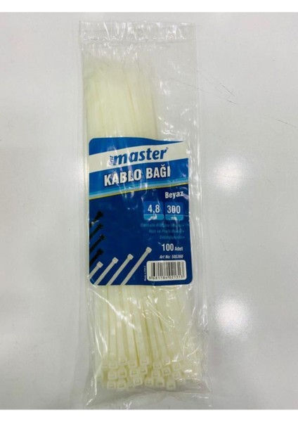 Kablo Bağı Master 4,8X300MM 100 Adet