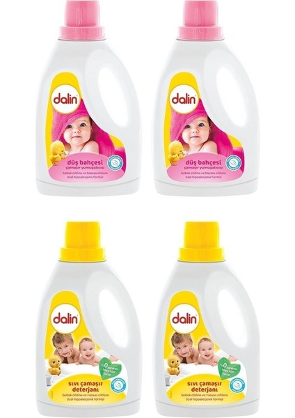 Deterjan + Yumuşatıcı Düş Bahçesi 1500 ml x 2 Adet