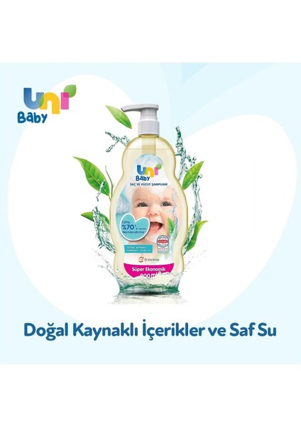 Uni Baby Bebek Şampuanı 900 ml 3'lü