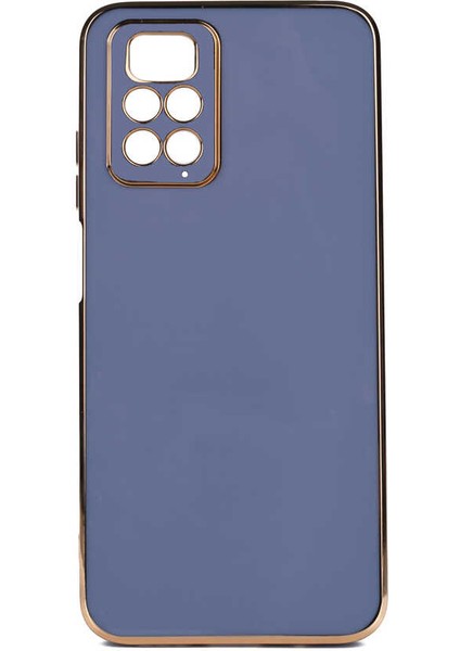Casestreet Xiaomi Redmi Note 12 Pro 4g Kılıf Bark Parlak Silikon Renkli Kenarları Rose Mavi