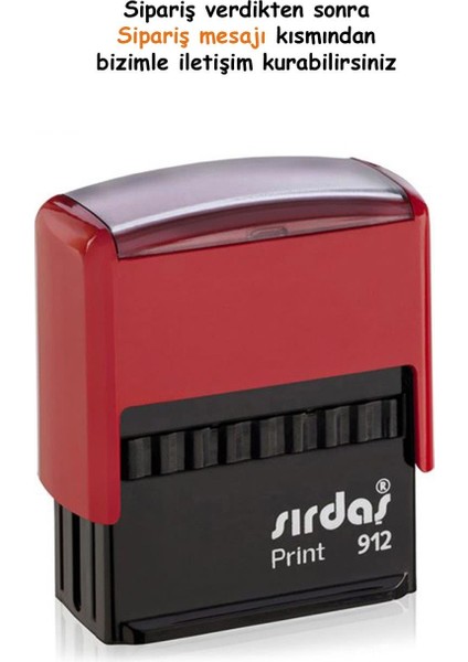 912 Yazısı ile Birlikte Otomatik Kaşe