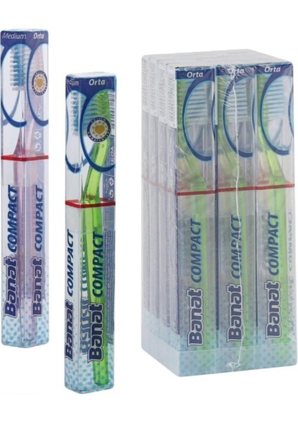 Sahane Dünya 5 Adet Banat Compact Diş Fırçası